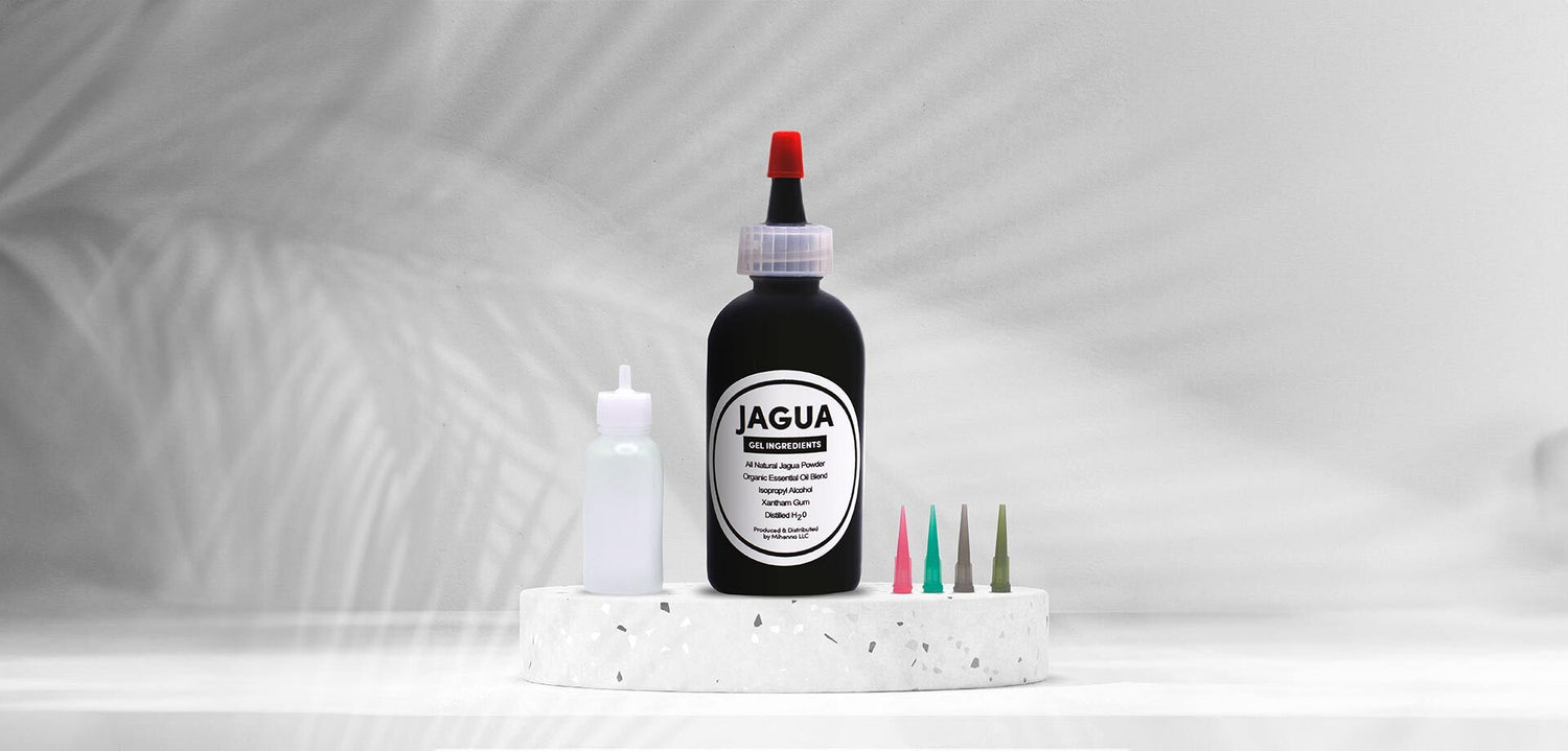 Jagua Gel, an Applicator Bottle, and 4 Applicator Tips.