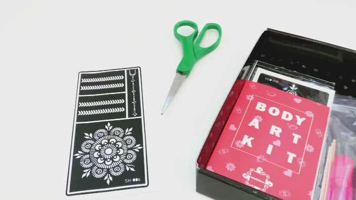 Passion Fruit Henna Stencil