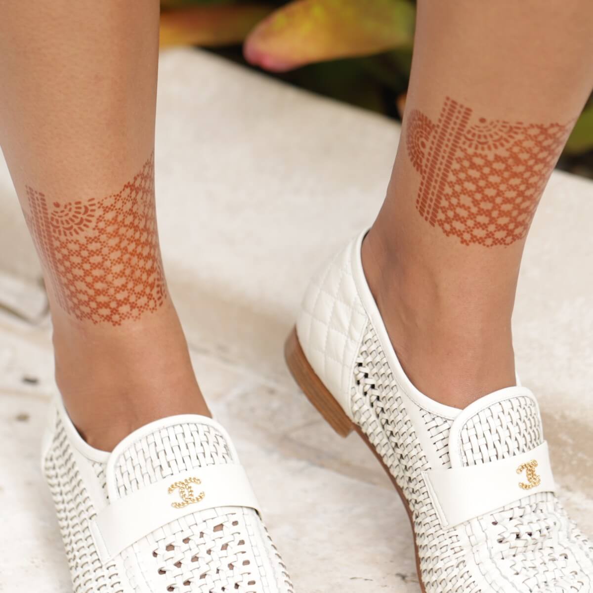 Atakapa - ankle cuff henna designs