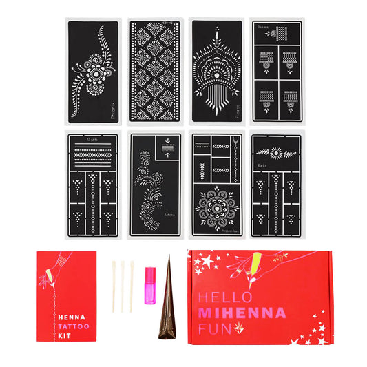 Build Your Own Henna Tattoo Kit - select your favorite henna designs