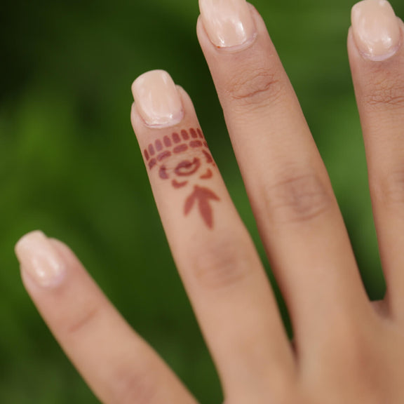 Variety of Cute Ring Henna Stencils Shop Mihenna Today!