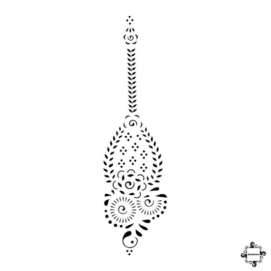 Marah henna stencil design