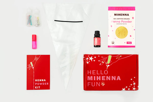The Sampler Henna Kit from Mihenna
